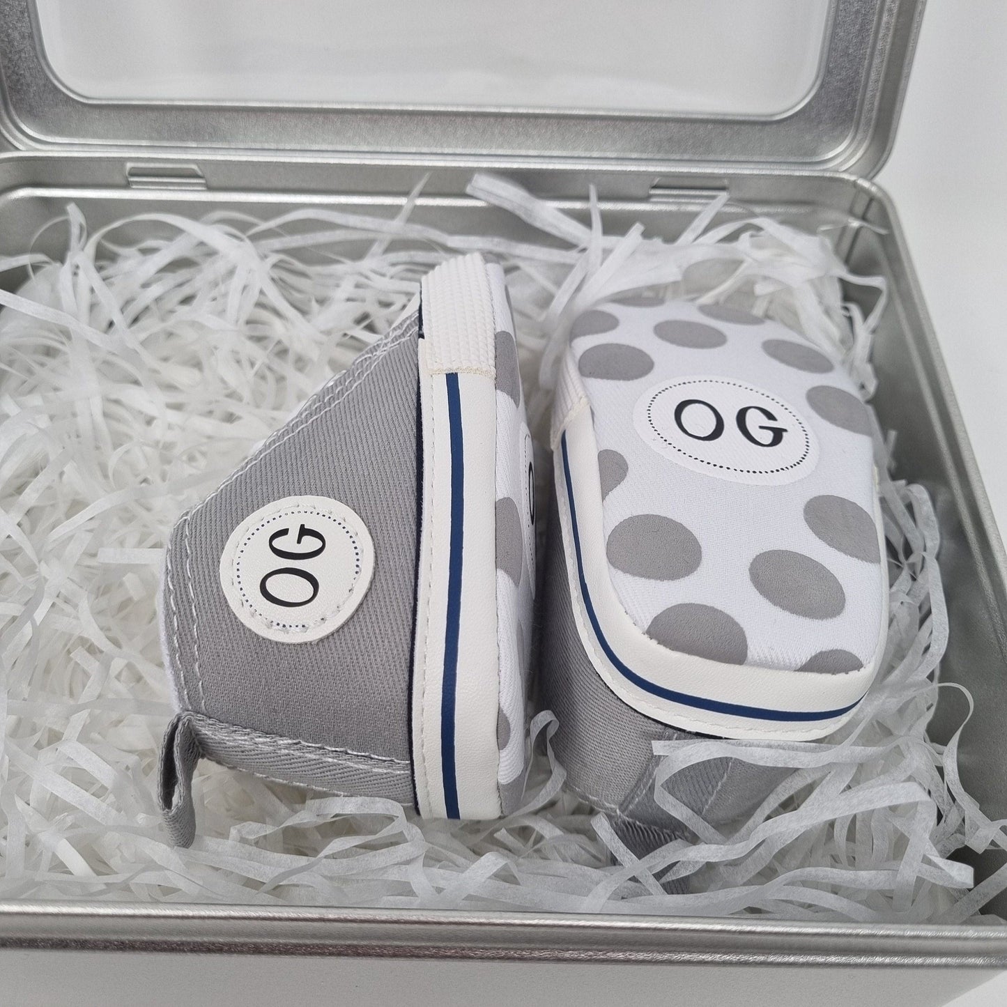 Personalised Initial Baby Booties, New Baby Gift, Baby Boy, Baby Girl