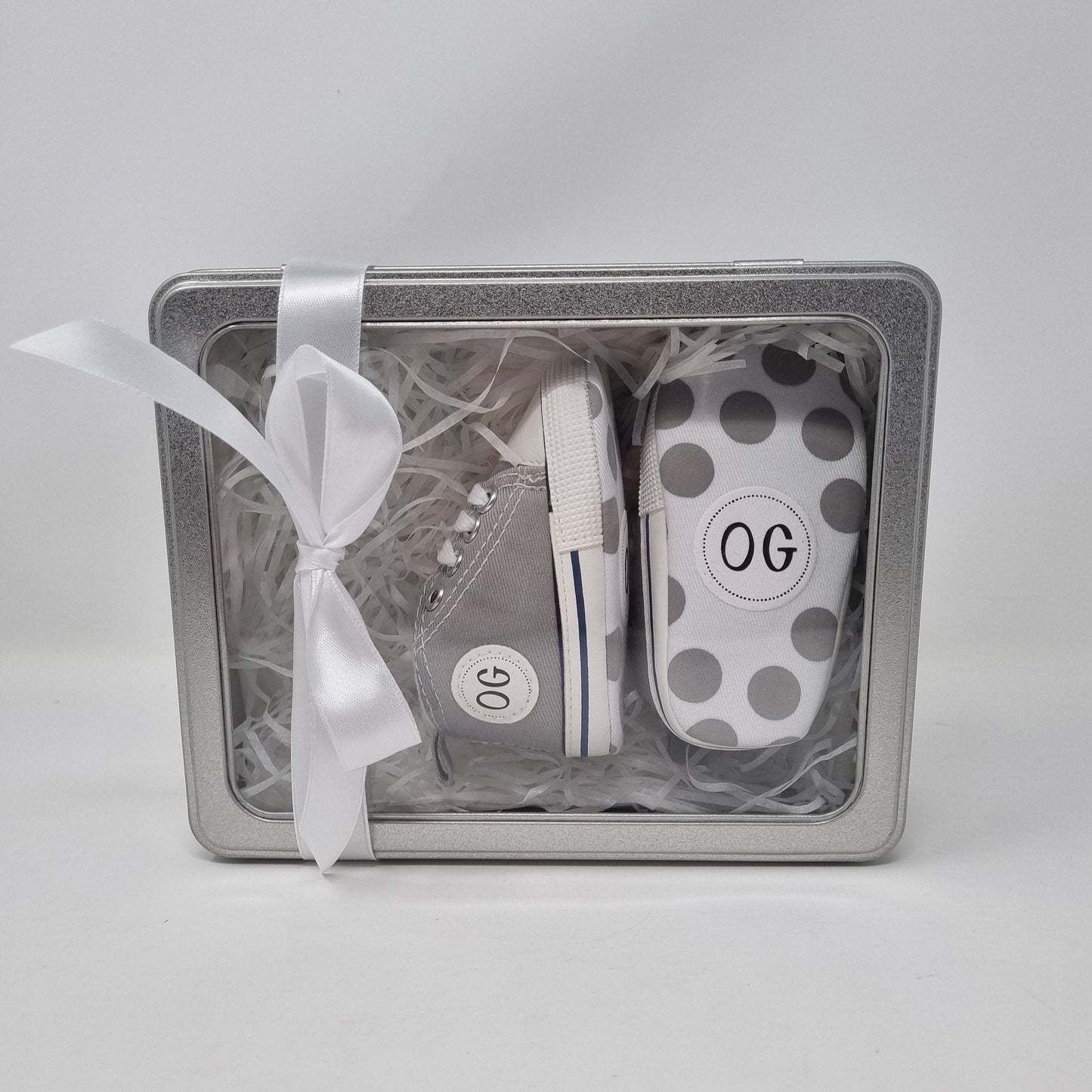 Personalised Initial Baby Booties, New Baby Gift, Baby Boy, Baby Girl