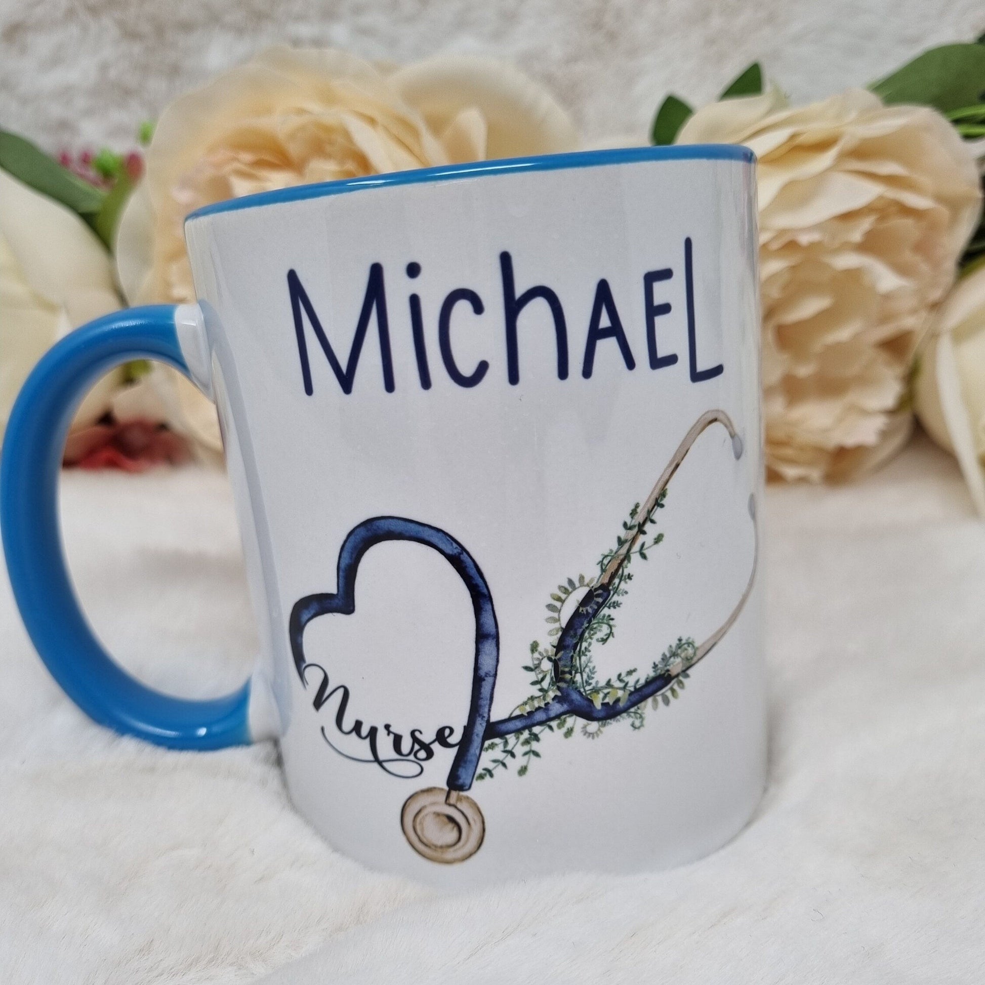 Personalised Male Nurse Mug