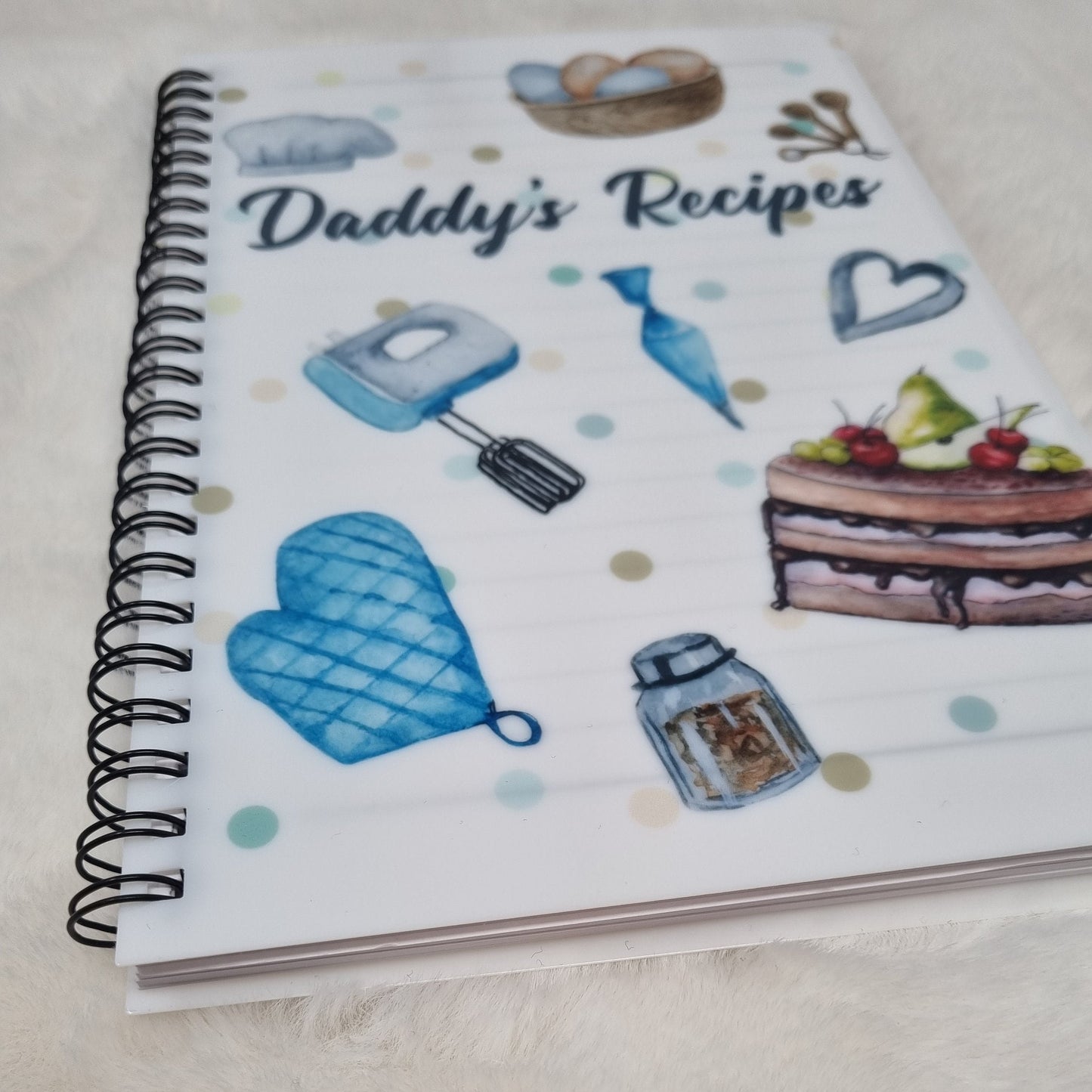 Personalised Dad/Grandad Recipe Book, Baking Book, Father's Day Gift, Birthday Gift, Recipe Book