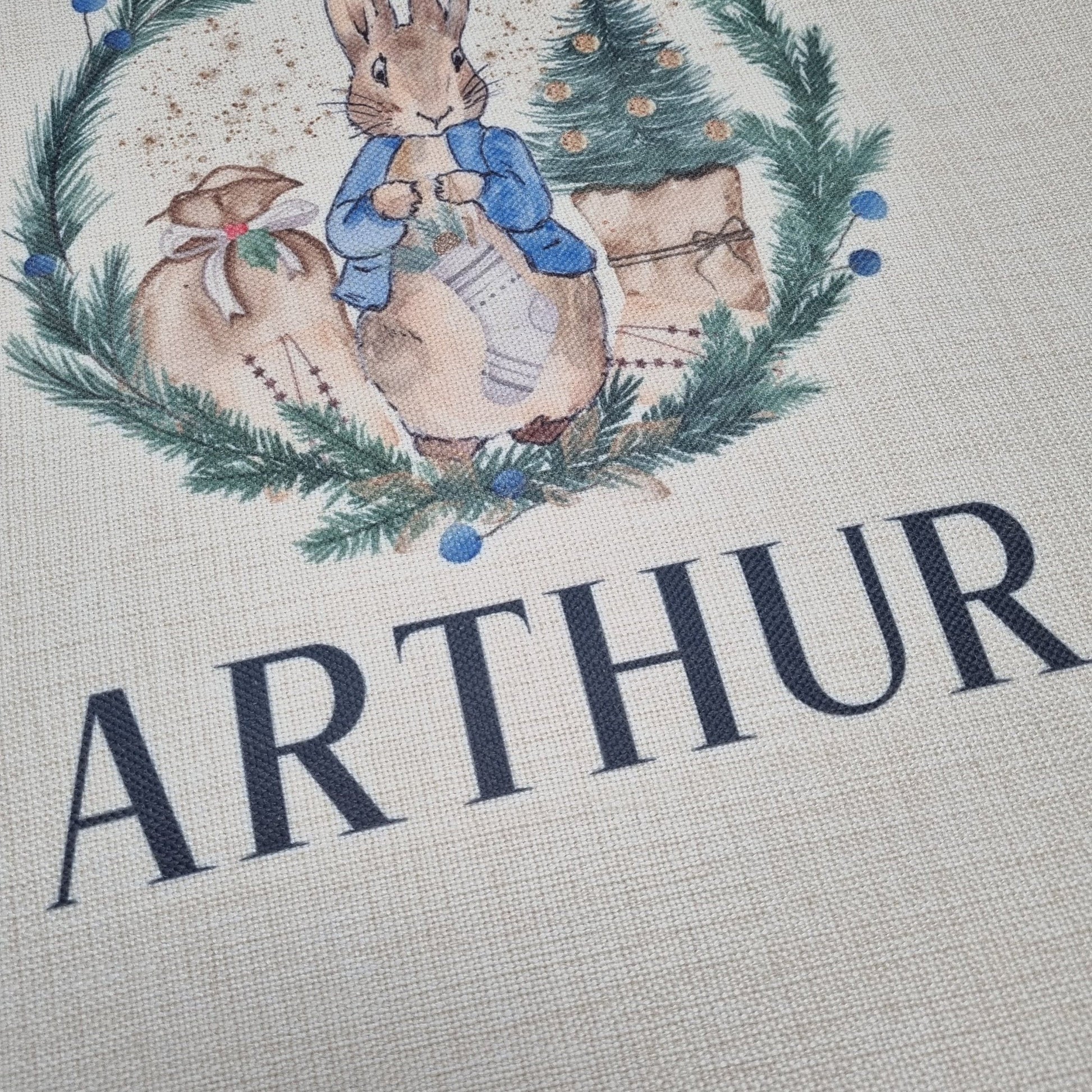 Large Luxury Rabbit Christmas Sack