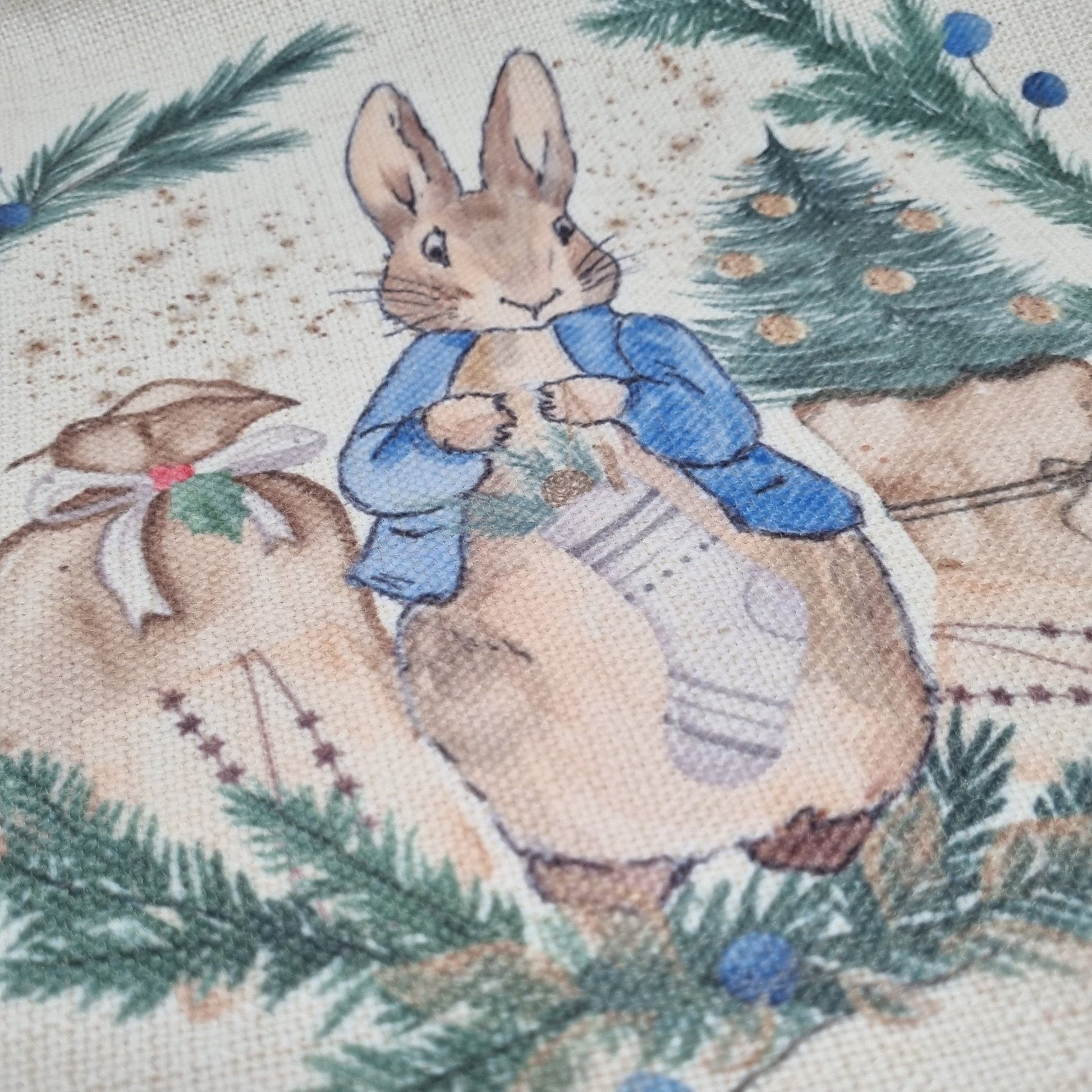 Large Luxury Rabbit Christmas Sack