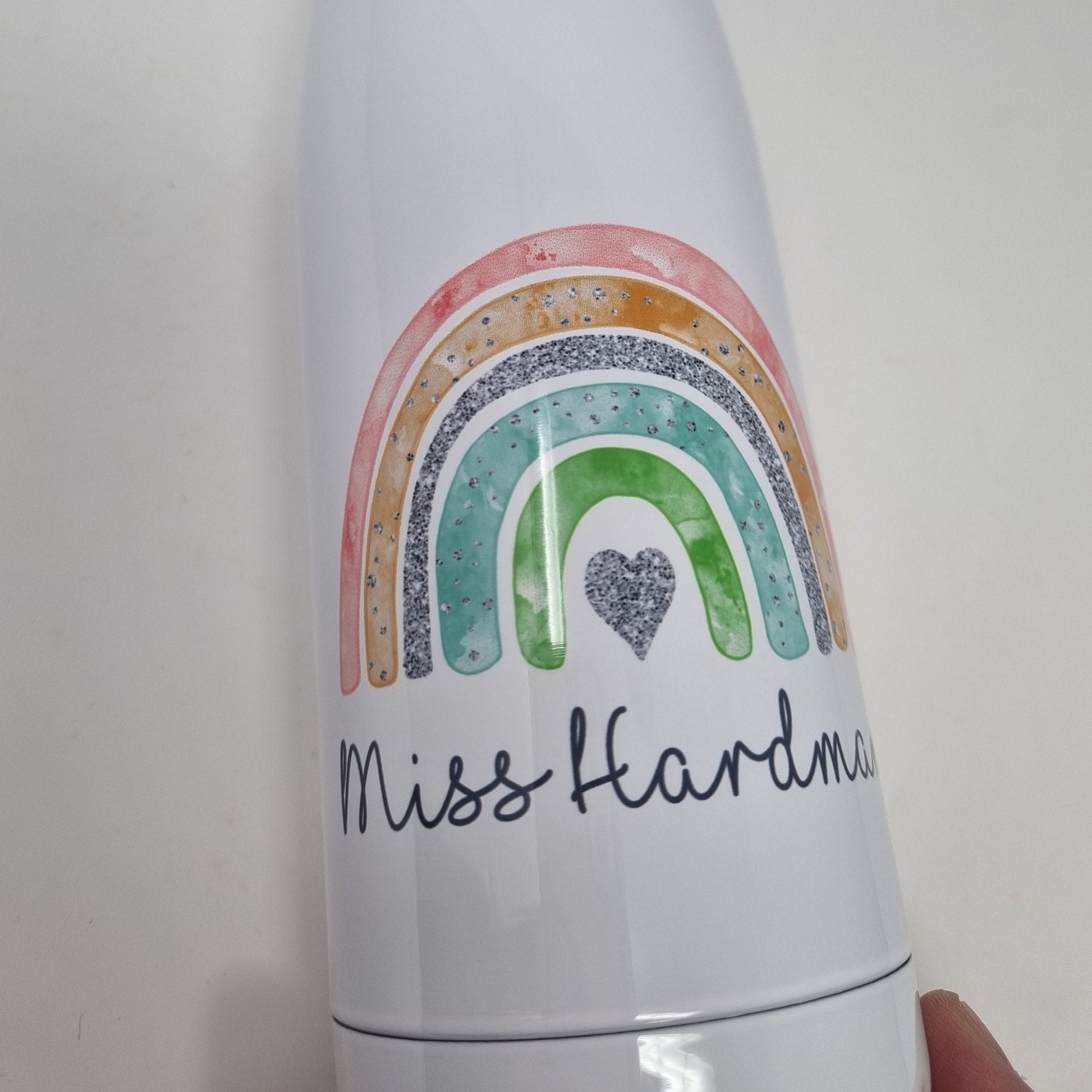 Personalised Rainbow Bowling Bottle