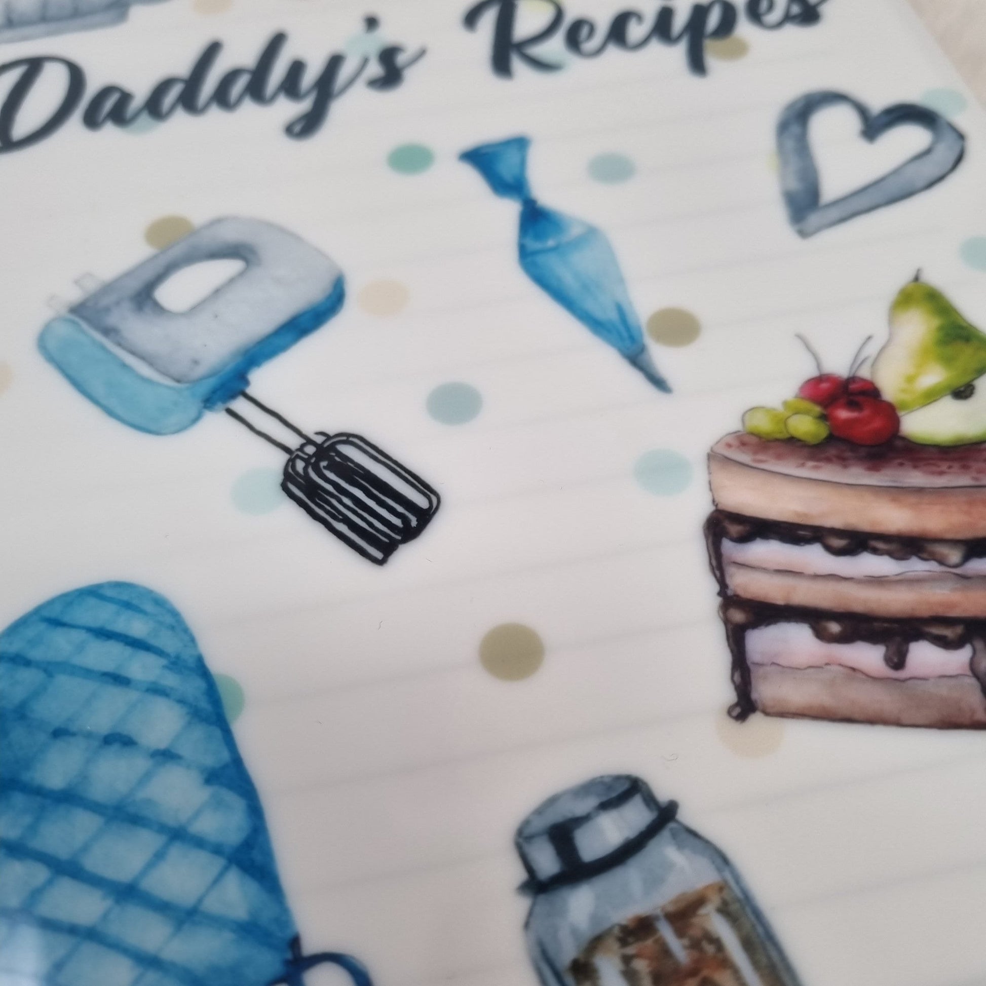 Personalised Dad/Grandad Recipe Book