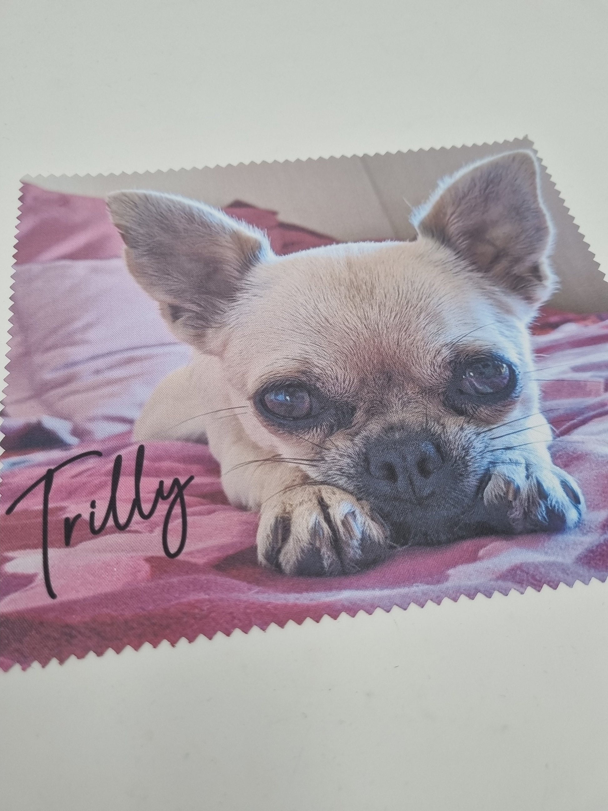 Personalised Photo Lens Cloth, Specs Cleaner