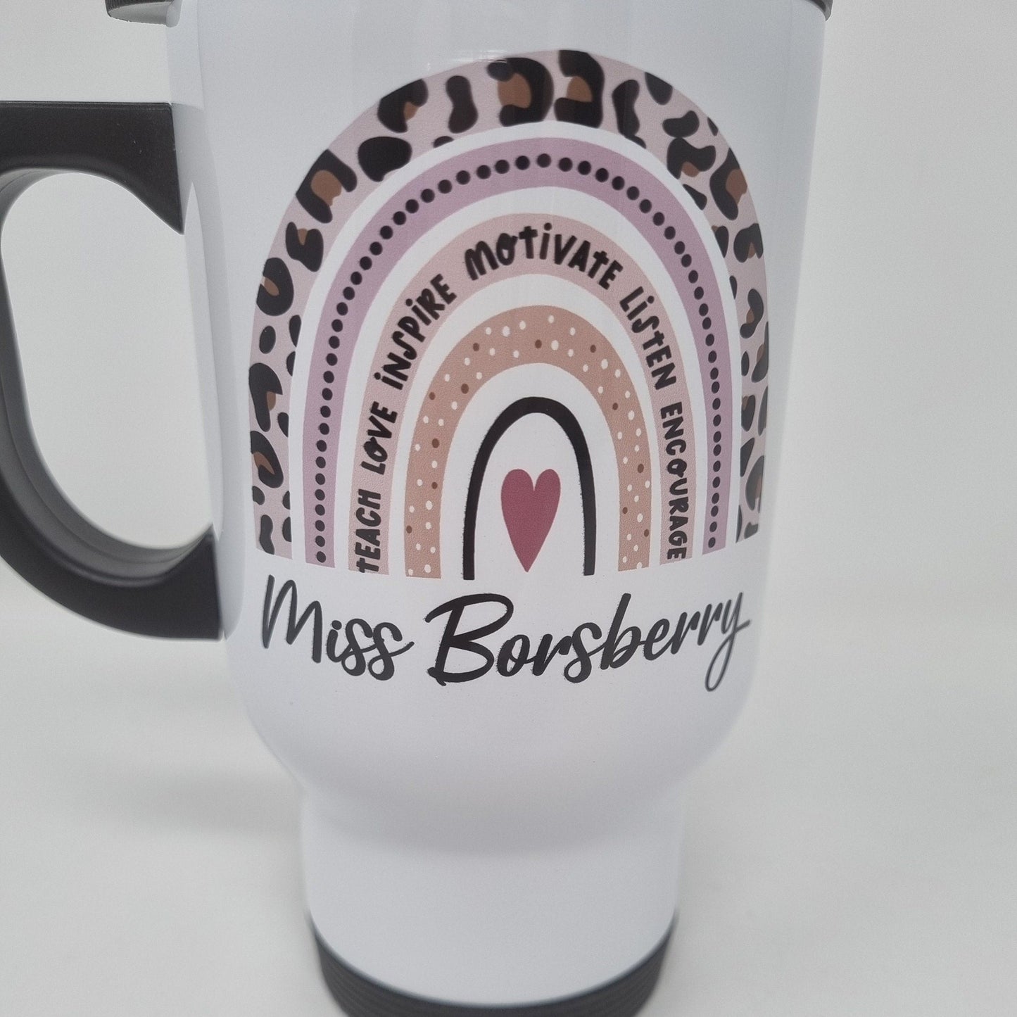 Personalised Teacher Travel Mug, Teacher Gift, Thankyou Teacher