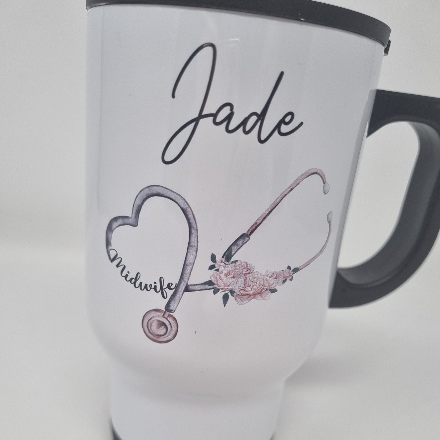 Midwife Travel Mug, Student Midwife Travel Mug, Midwife Gift