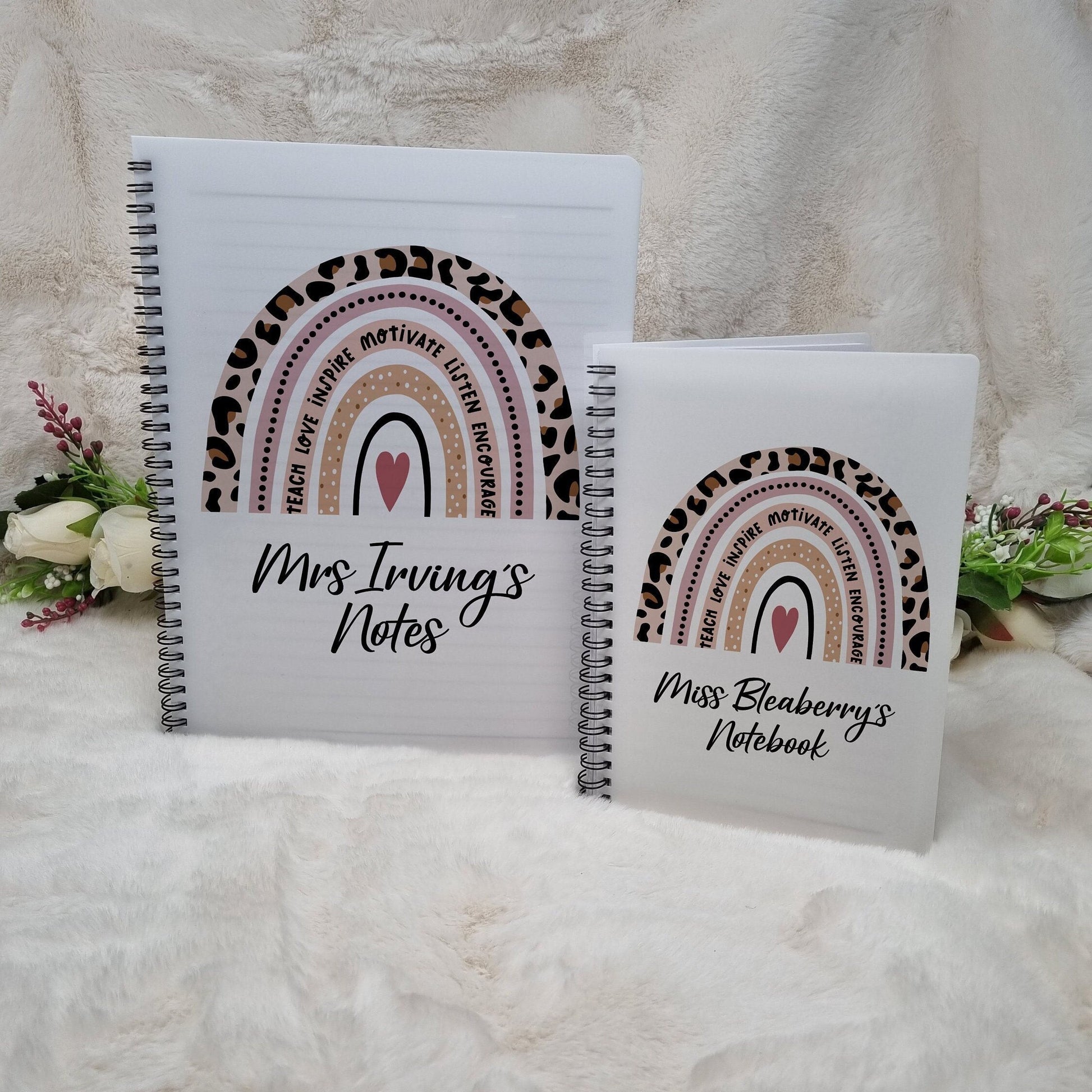 Personalised Teacher Rainbow Notebook A4/A5