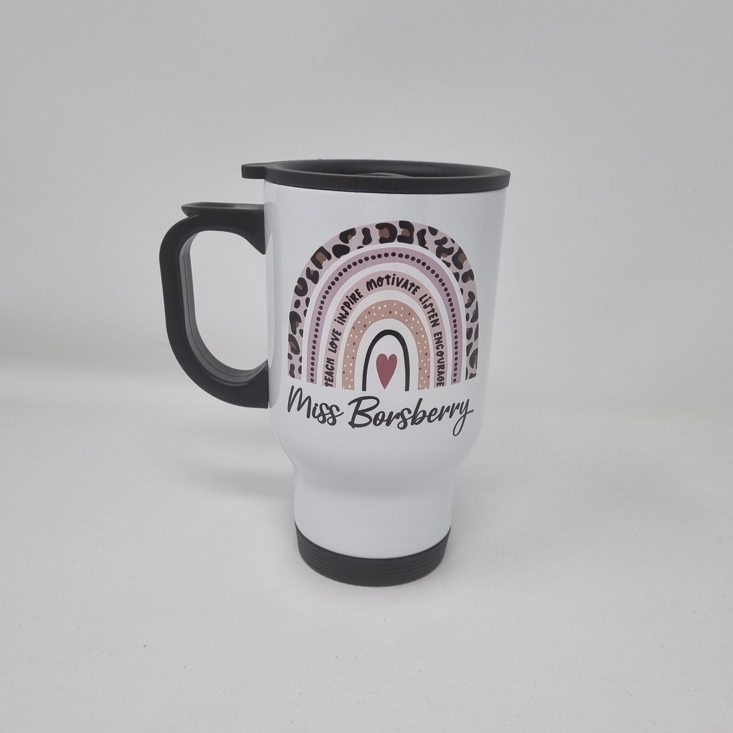 Personalised Teacher Travel Mug, Teacher Gift, Thankyou Teacher