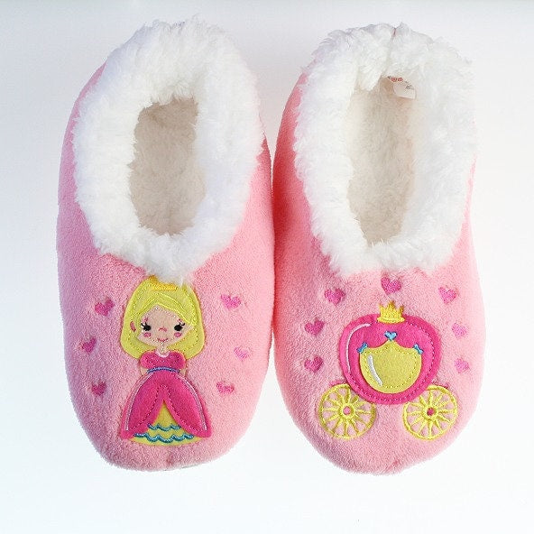Girls Snoozie Slippers, Girls Kids Slippers, Princess Slippers, Unicorn Slippers, Fluffy Slippers, Kids Slippers