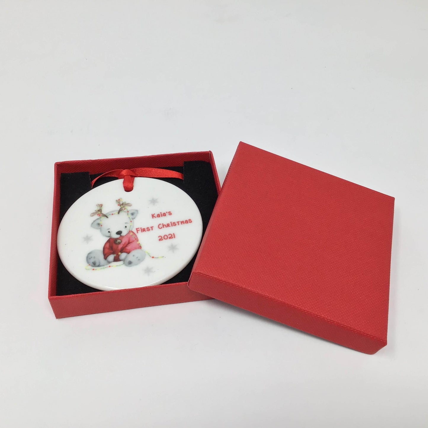 Peter Rabbit First Christmas Bauble,Flopsy First Christmas Hanging Decoration, Baby's First Christmas,Baby Christmas Gift,Christmas Keepsake