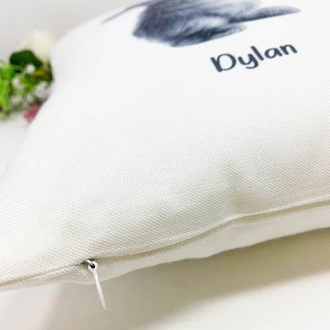 Personalised Rabbit Female Relation Cushion