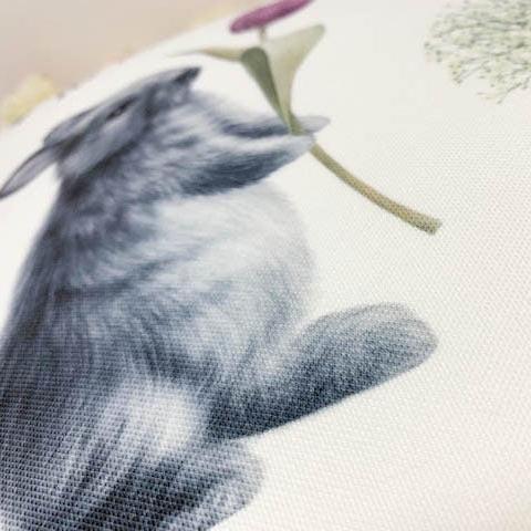 Personalised Rabbit Female Relation Cushion