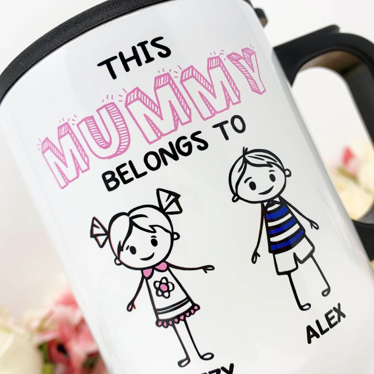 Personalised Mum / Nana Travel Mug, Gift For Mum/Grandma, Travel Mug For Mum, Mother's Day Gift