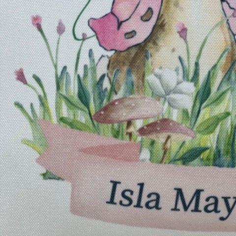 Woodland New Baby Boy, Girl Rabbit Cushion