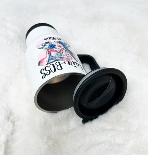 Personalised Hair Stylist, Hair Mentor Travel Mug