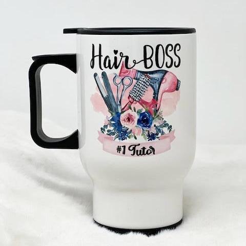 Personalised Travel Mug Hairdresser / Hair Stylist Mentor / Hair Tutor Thank You Gift for Hair Hairdresser Mentor / Tutor