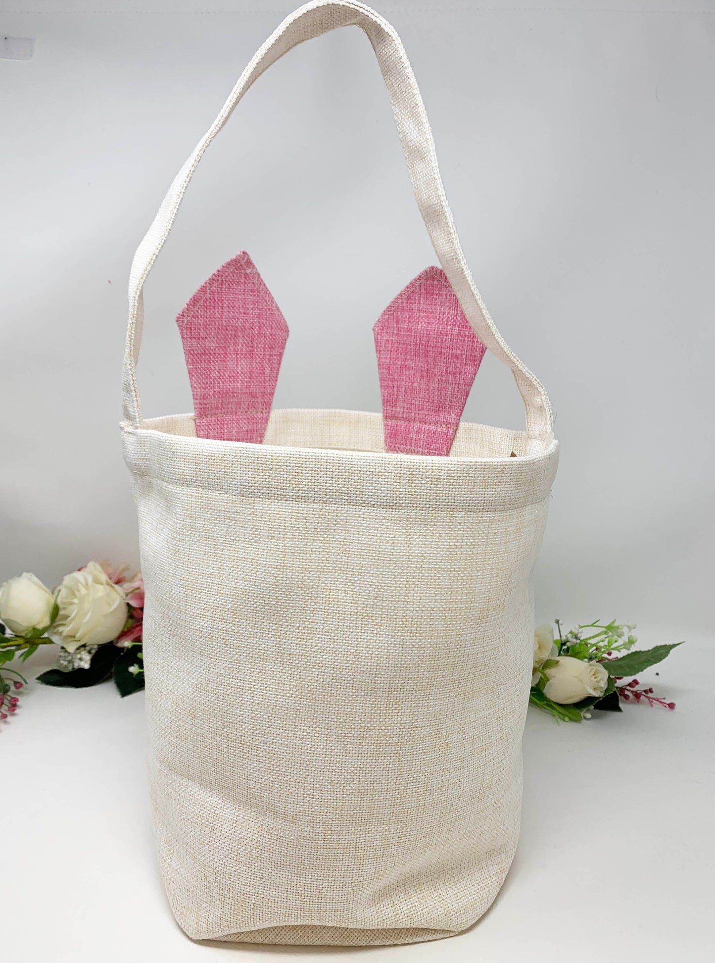 Personalised Easter Gift, Easter Bag, Easter Treat Bag, Easter Basket, Bunny Ears Easter Bag, Easter Egg Bag, Rabbit Easter Treat Bag