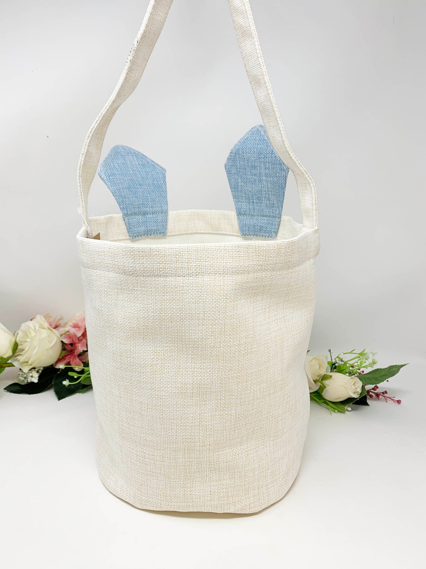 Personalised Easter Gift, Easter Bag, Easter Treat Bag, Easter Basket, Bunny Ears Easter Bag, Easter Egg Bag, Rabbit Easter Treat Bag