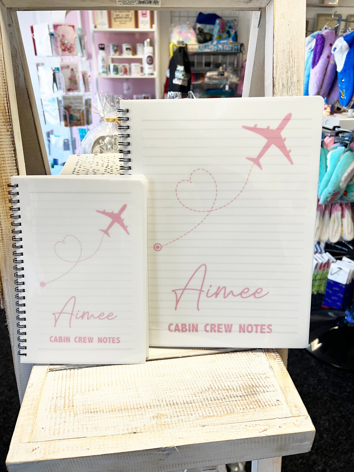 Personalised Cabin Crew Notebook, Airline worker Gift, Flight Attendant Gifts, Cabin Crew, Airline Worker, Air Hostess Gift, Pilot Gifts