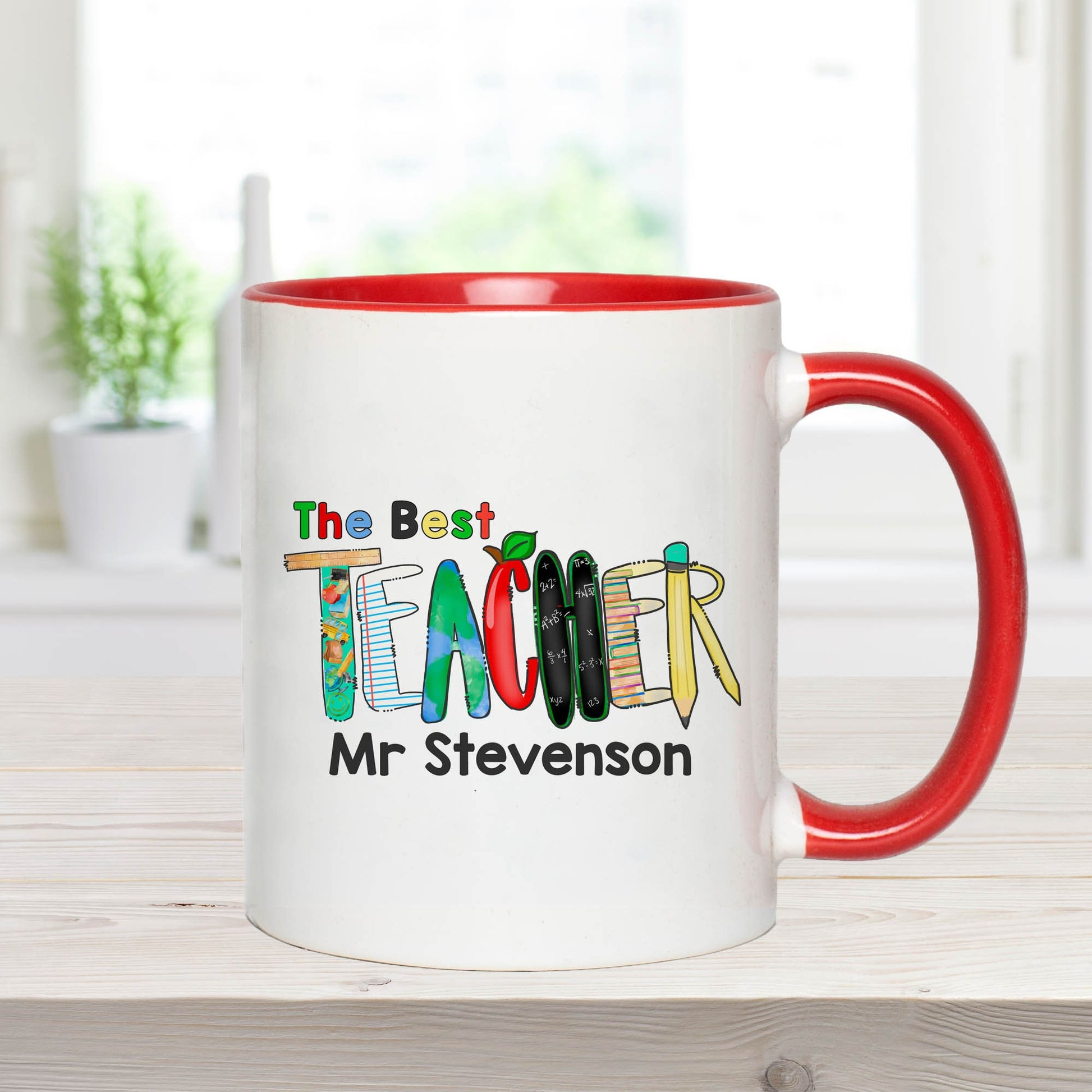 Personalised Male Teacher Mug