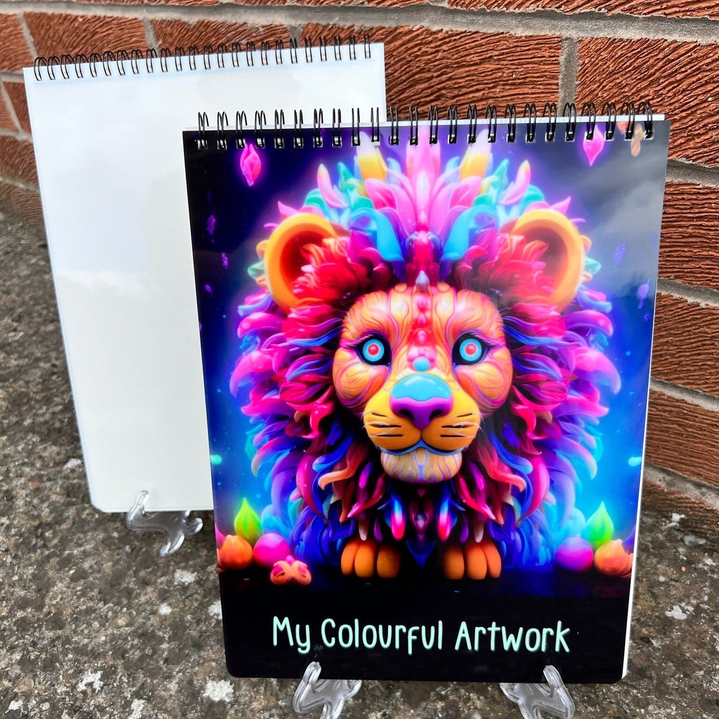A4 Sketchpad, A4 Notebook, Sketchbook, 3D animals, Colourful Sketchpad