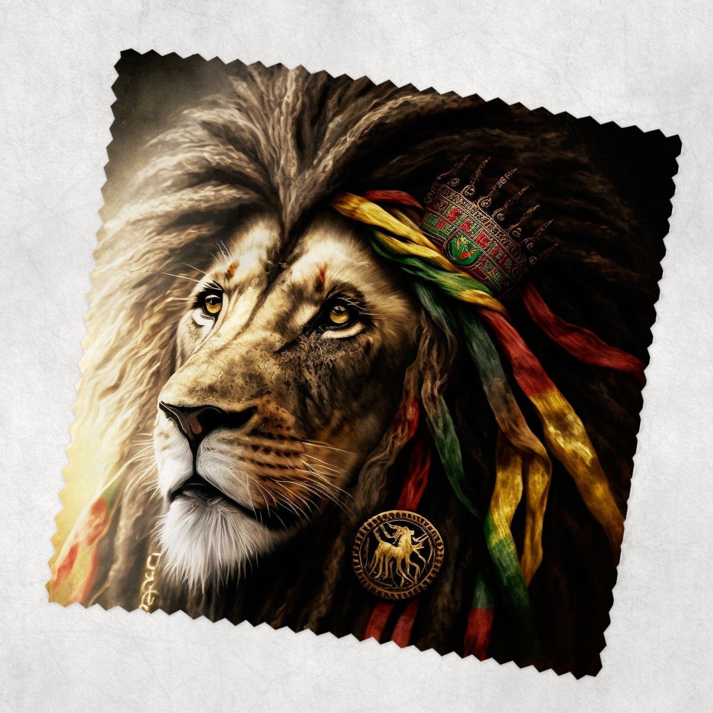 Lion Lens Cloth 3 Designs, Reggae Lion Lens Cloth, Glasses Cleaning Cloth, Reggae Gift, Lion Theme Gift, Lion of Judah,