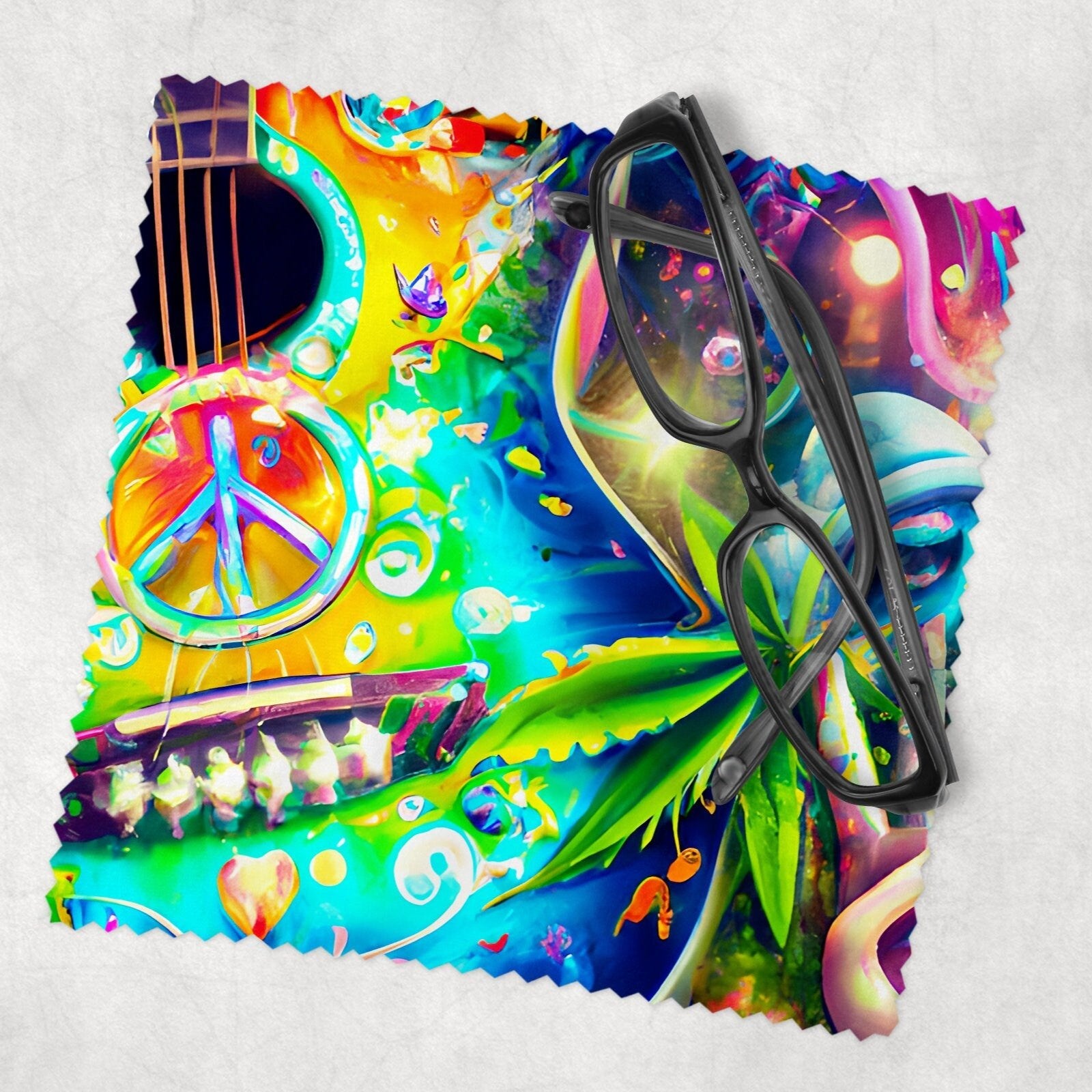 Smoking Leaf Lens Cloth 5 Designs