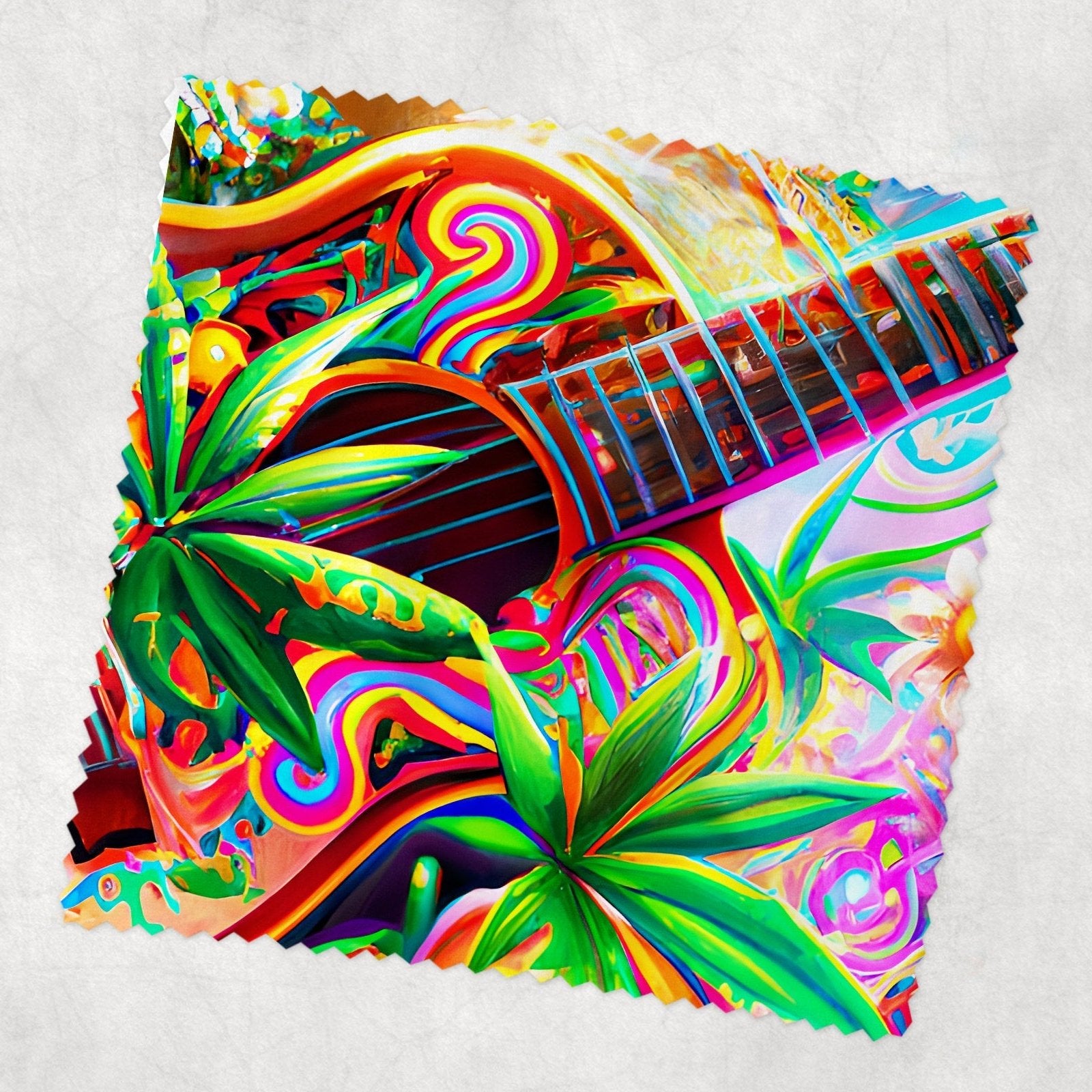 Smoking Leaf Lens Cloth 5 Designs