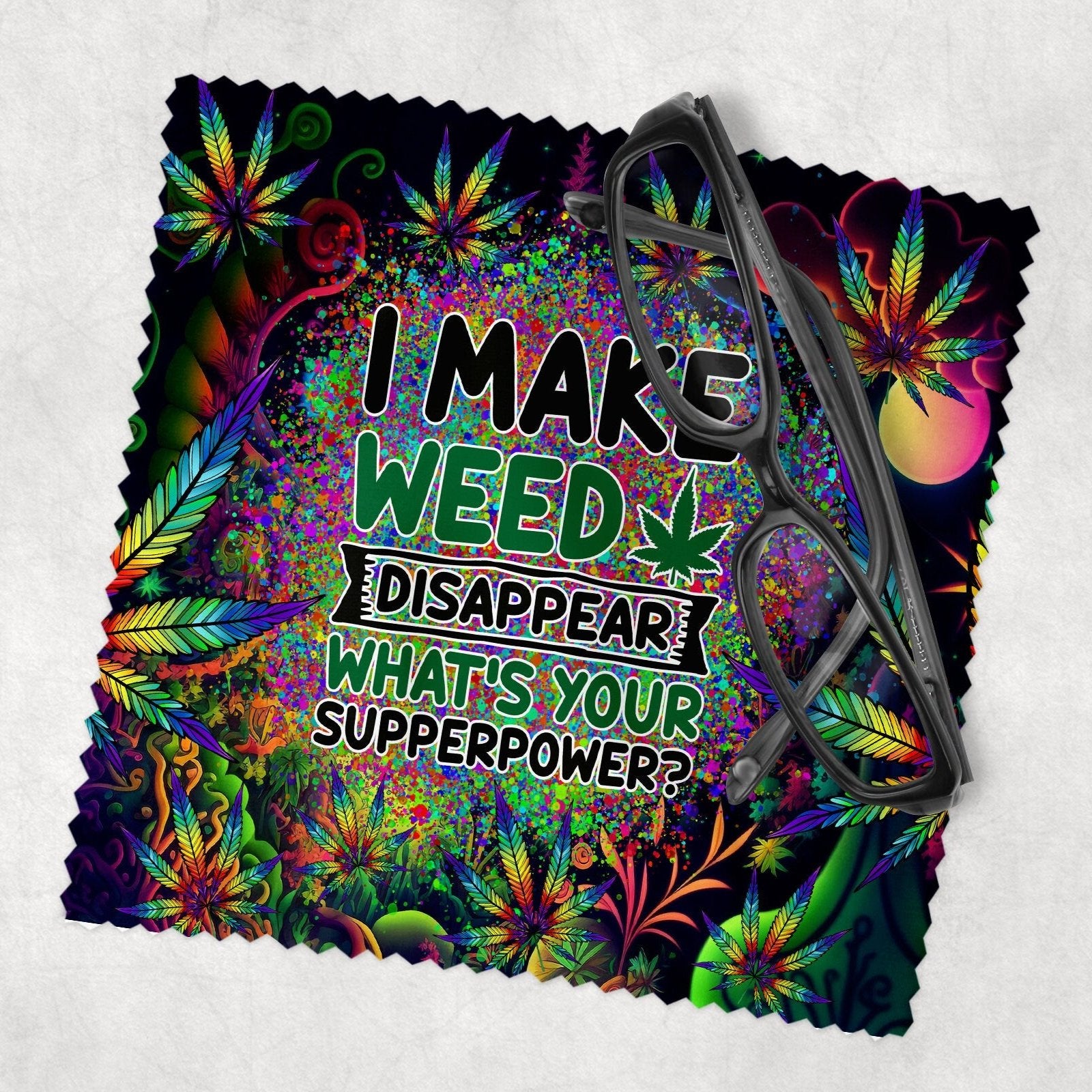 Smoking Leaf Lens Cloth 5 Designs