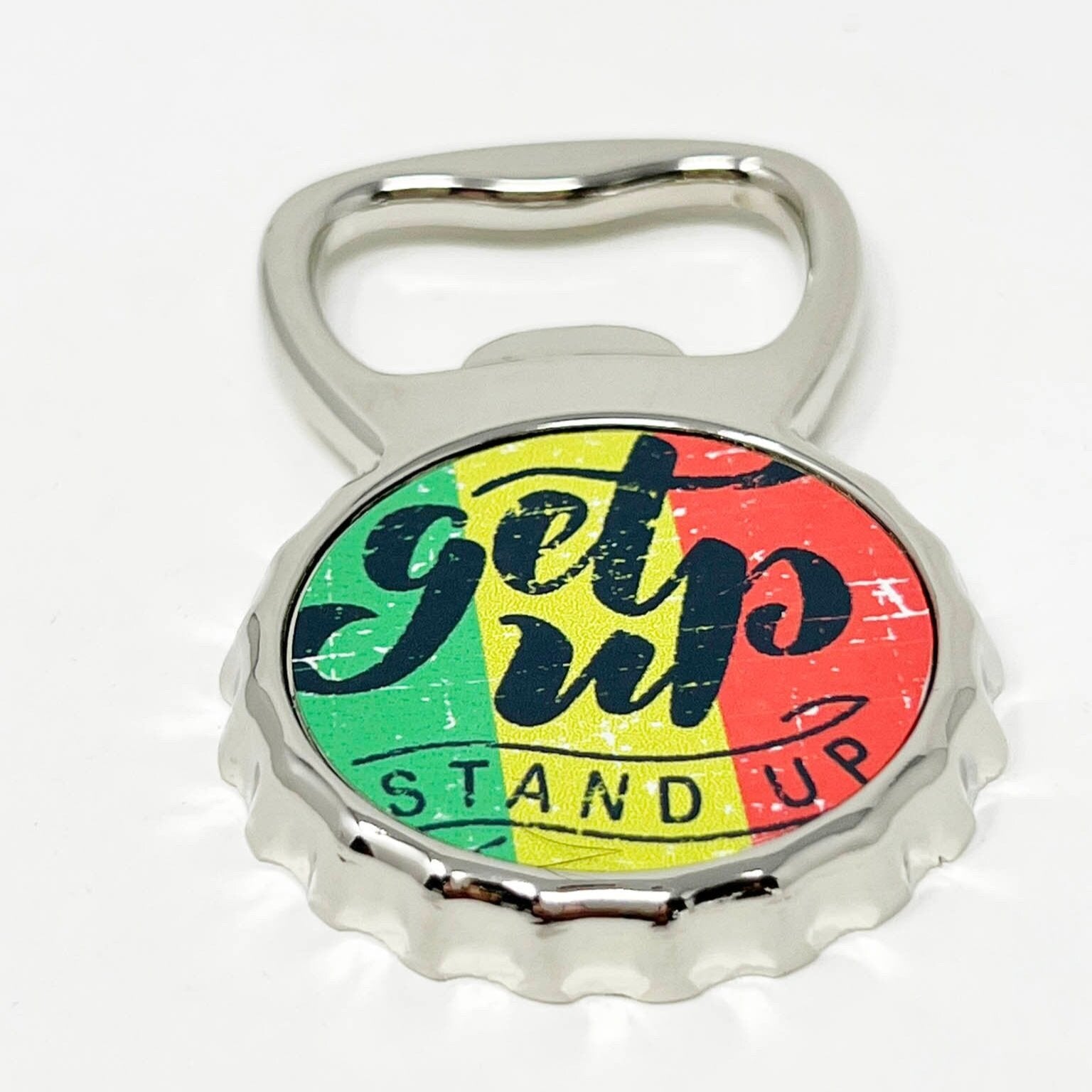 Reggae Bottle Opener Fridge Magnet