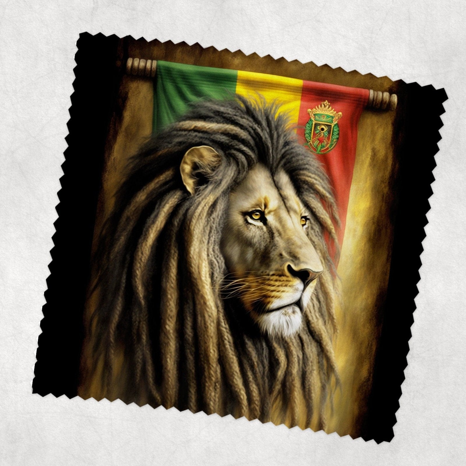 Reggae Theme Lion Lens Cloth