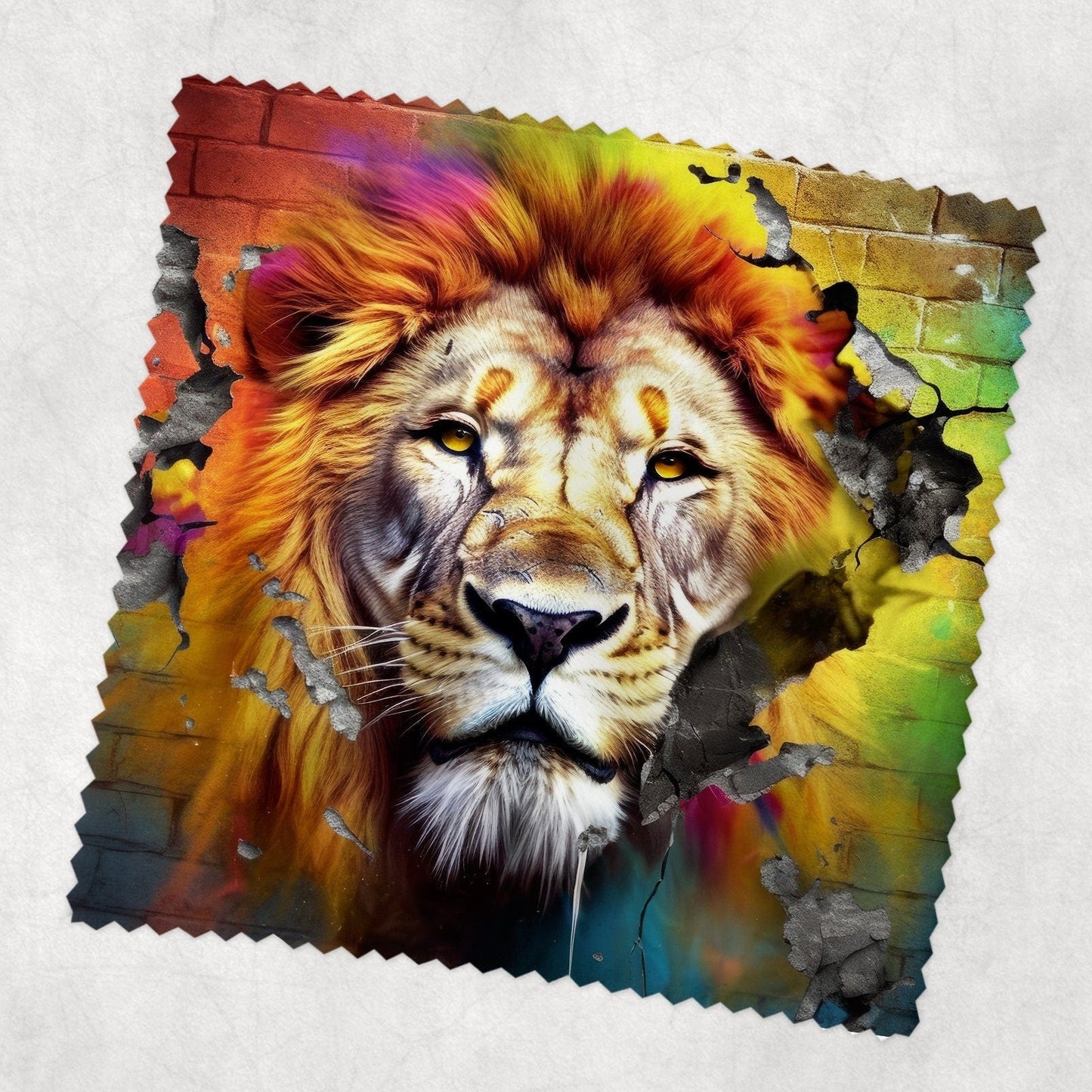 Lion Lens Cloth 3 Designs, Reggae Lion Lens Cloth, Glasses Cleaning Cloth, Reggae Gift, Lion Theme Gift, Lion of Judah,