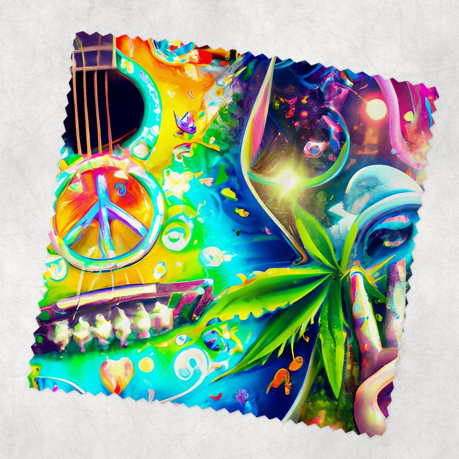 Smoking Leaf Lens Cloth 5 Designs