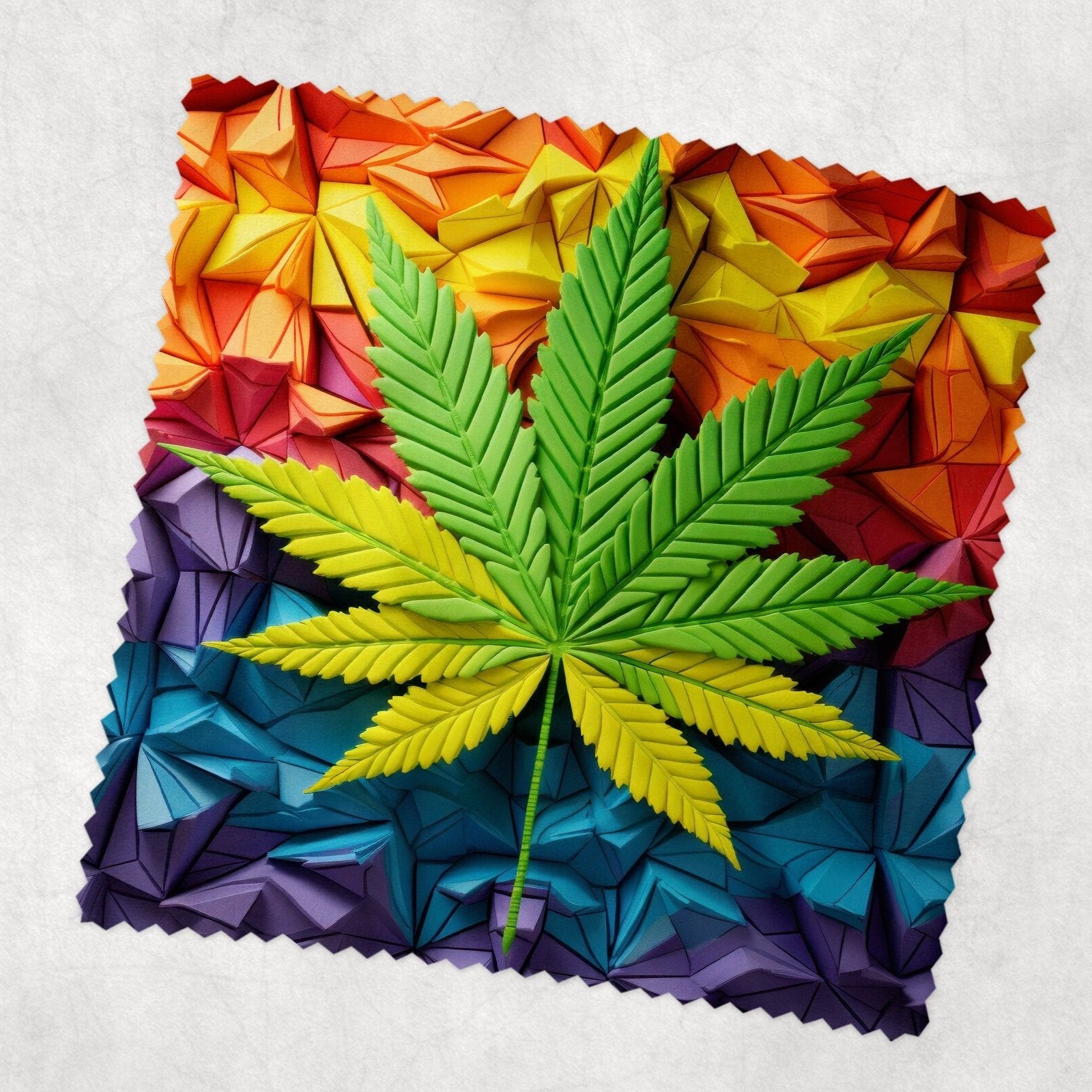 Smoking Leaf Lens Cloth 5 Designs