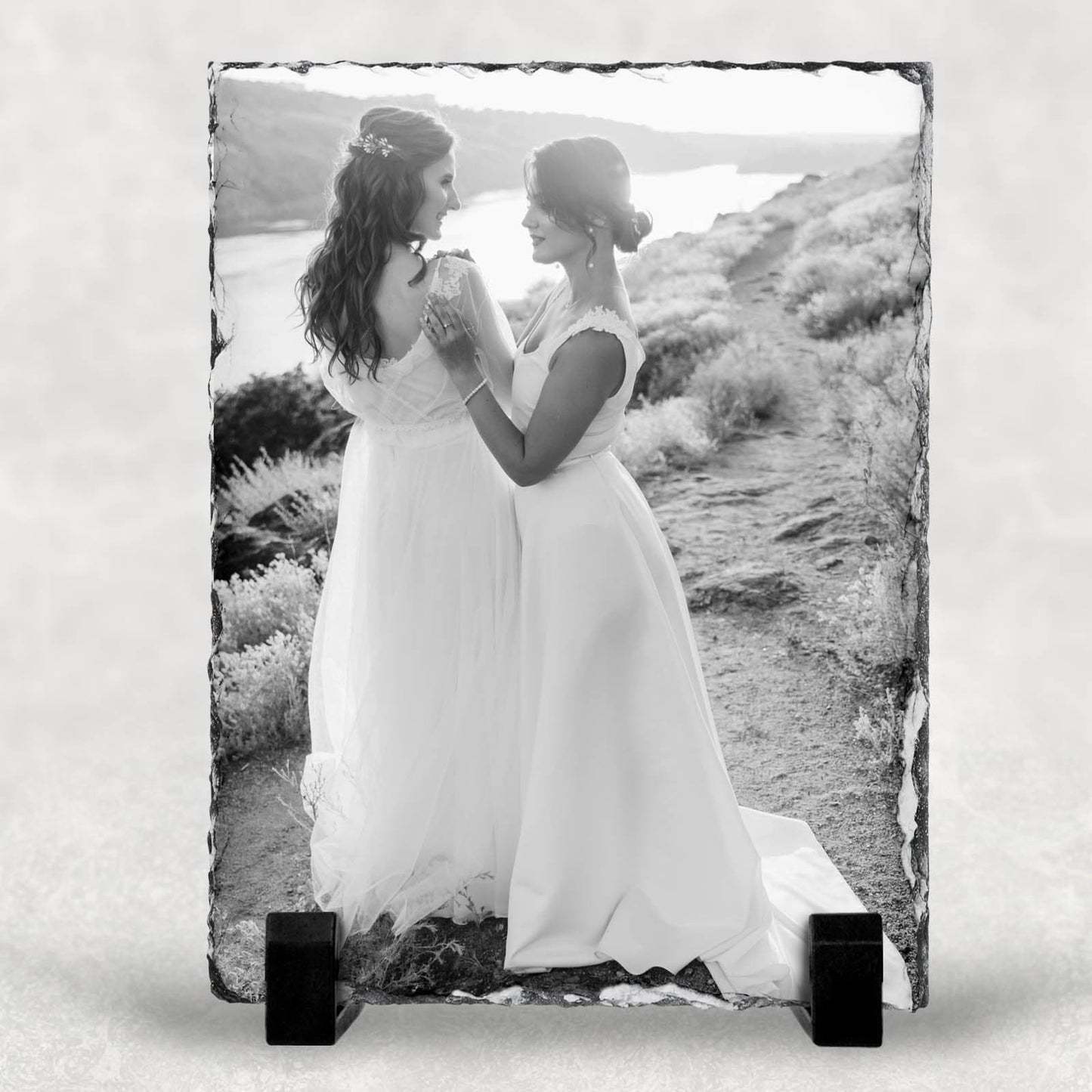 Personalised rectangle Photo Slates Various Sizes, Photo Gift, Printed Photo Rock Slate,
