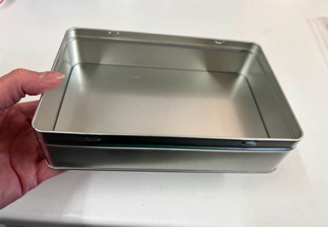 Personalised Gnome Treat Tin, Goodie Tin, Gnome Biscuit Tin