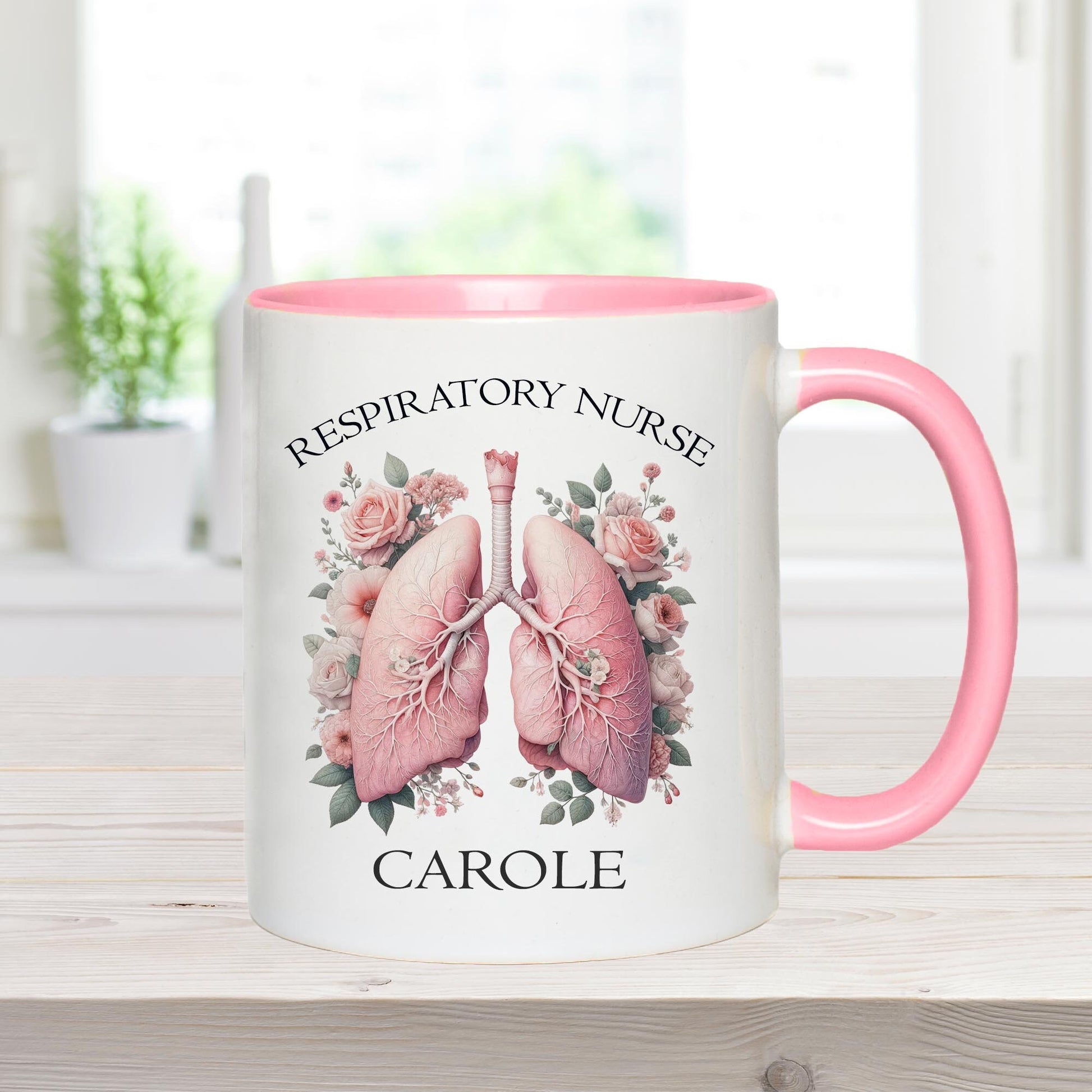 Personalised Respiratory Nurse Mug