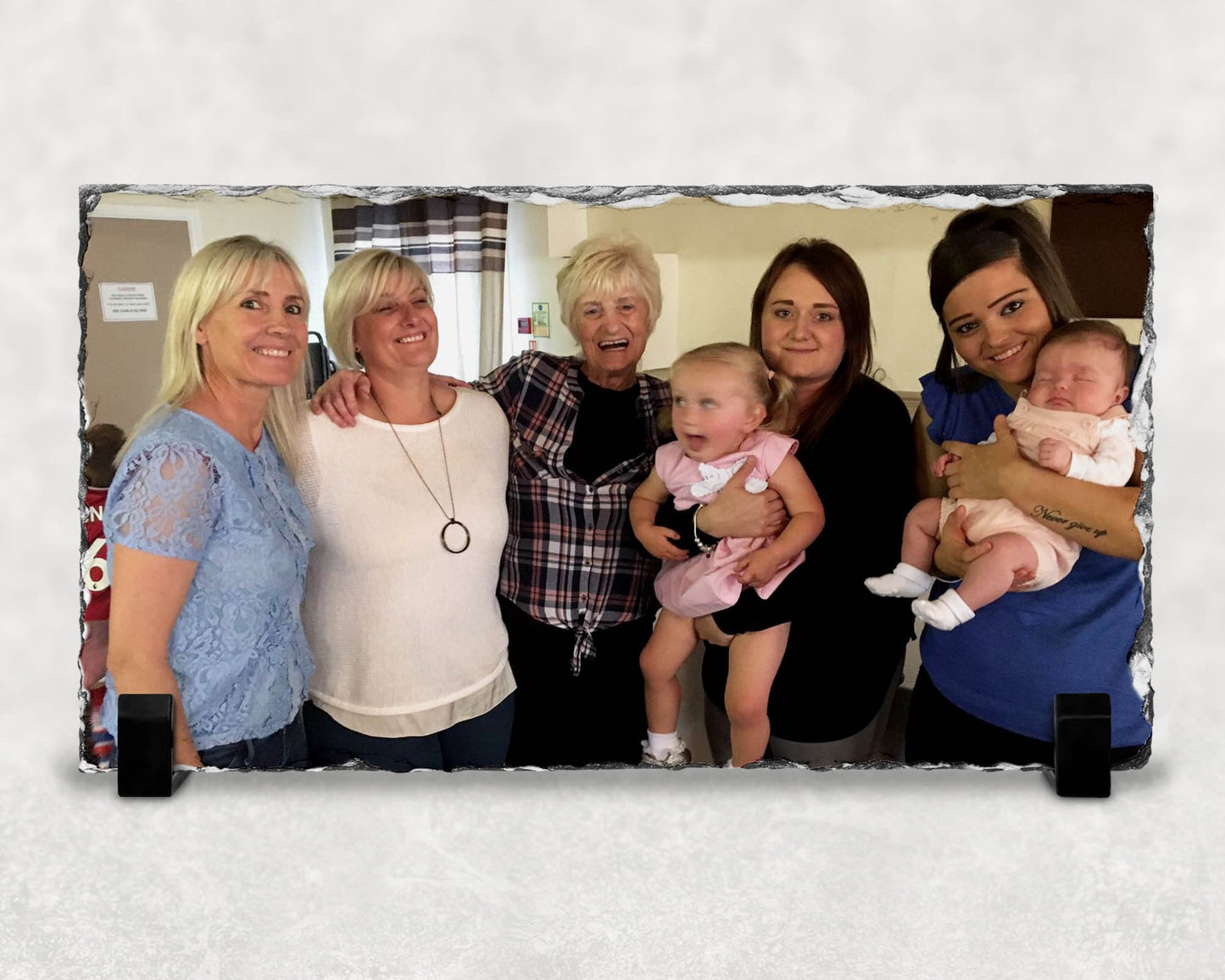 Personalised rectangle Photo Slates Various Sizes, Photo Gift, Printed Photo Rock Slate,