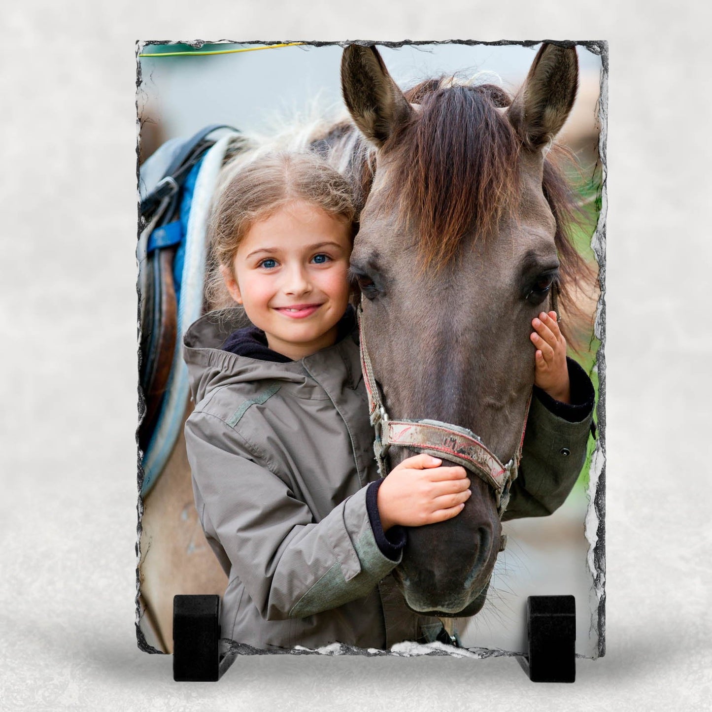 Personalised rectangle Photo Slates Various Sizes, Photo Gift, Printed Photo Rock Slate,