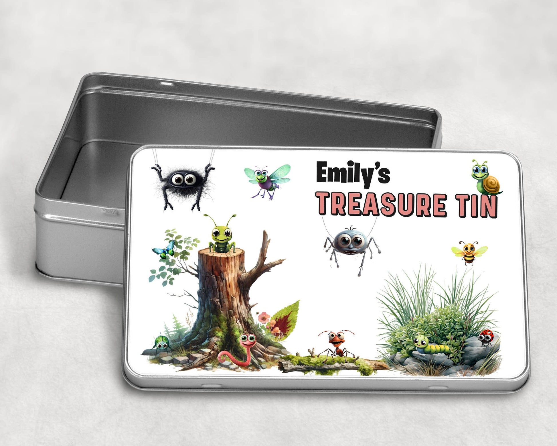 Personalised Nature Treasure Tin