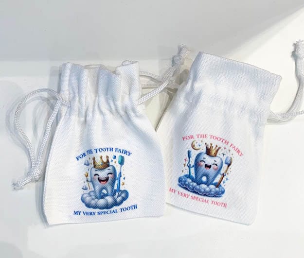 Personalised Tooth Fairy Bags