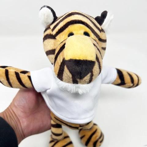 Big Sister Big Brother Personalised Soft Toy Sibling Gift Baby Birth Tiger Toy Sister Brother Plush Gift
