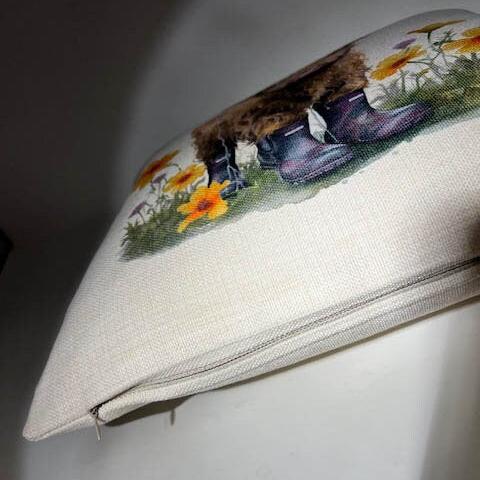 Personalised Highland Cow Cushion