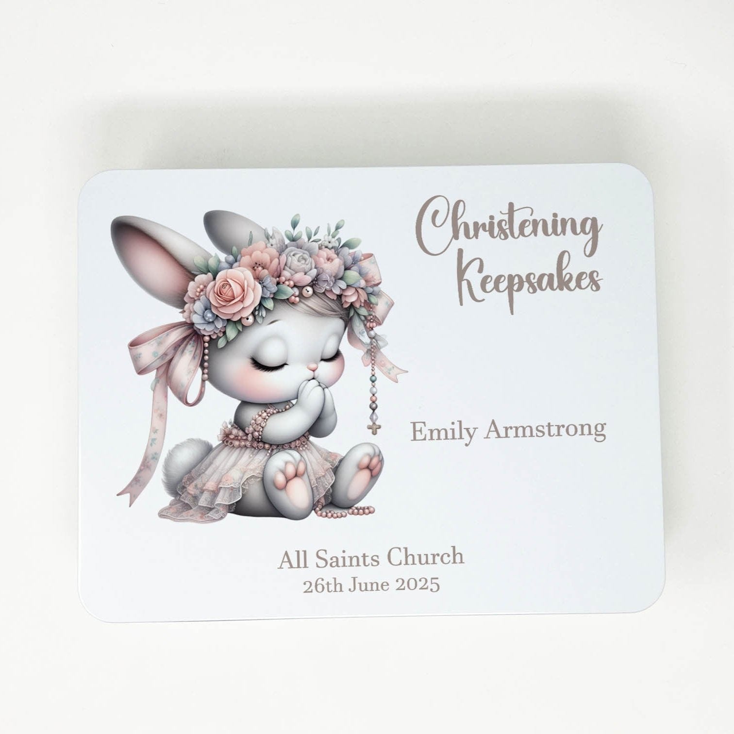 Christening Baby Keepsake Box