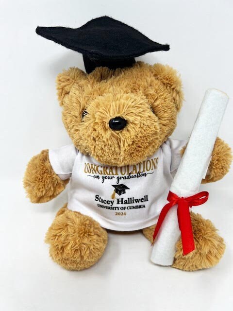 Personalised Graduation Teddy Bear With Box