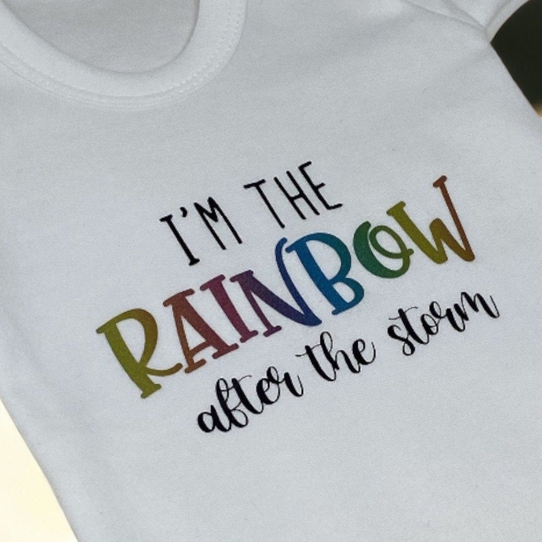 Rainbow Baby Vest