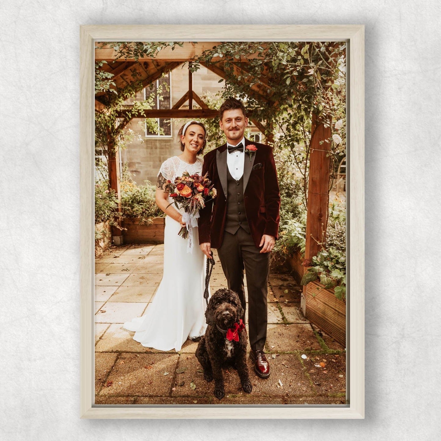 Photo Block Frame Add Your Own Photo Portrait Landscape Stand Alone Personalised Photo Frame Gift
