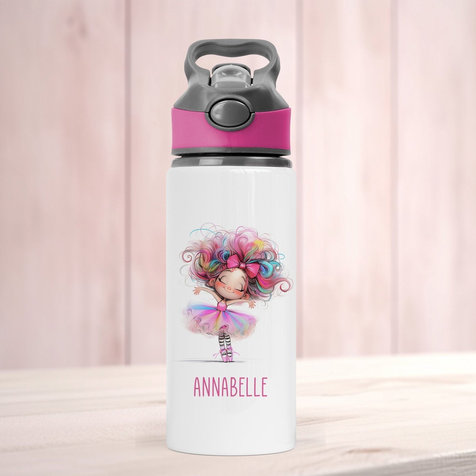 Personalised Ballerina Water Bottle