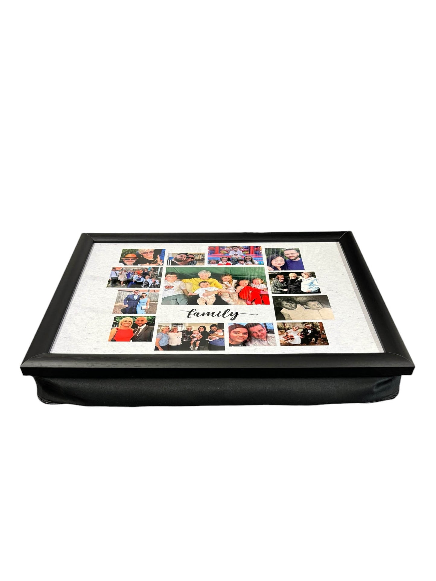 Personalised Photo Lap Tray, Family Photos Collage Gift, Dementia Friendly Knee Tray, Memory Family Gift, Food Tray, Work or Hobbie Tray,